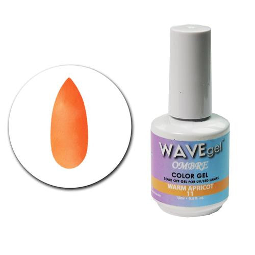 WAVEGEL OMBRE COLOR GEL - #11 WARM APRICOT .5 OZ