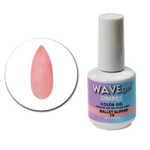 WAVEGEL OMBRE COLOR GEL - #14 BALLET SLIPPER .5 OZ