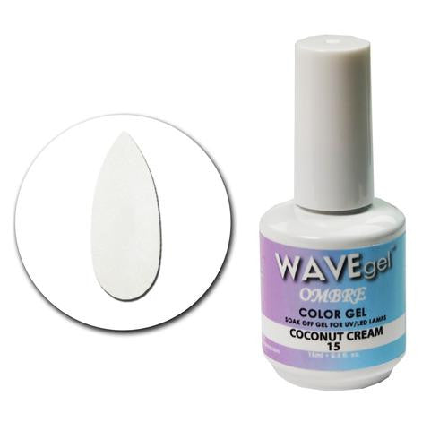 WAVEGEL OMBRE COLOR GEL - #15 COCONUT CREAM .5 OZ