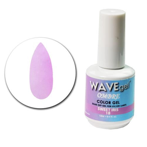 WAVEGEL OMBRE COLOR GEL - #18 SWEET IRIS .5 OZ