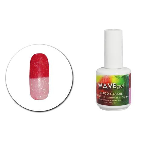 WAVEGEL MOOD COLOR - WM066 RASPBERRIES & CREAM .5 OZ