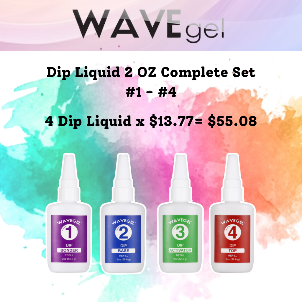 WAVEGEL DIP LIQUID 2OZ COMPLETE SET #1 - #4