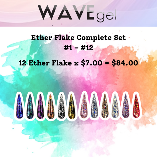 WAVEGEL ETHER FLAKE COMPLETE SET #1 - #12