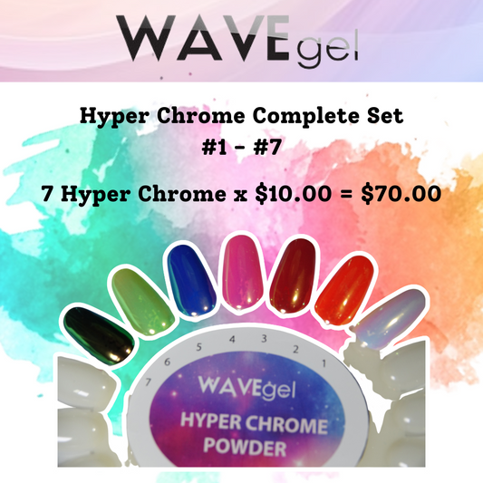 WAVEGEL HYPER CHROME COMPLETE SET #1 - #7