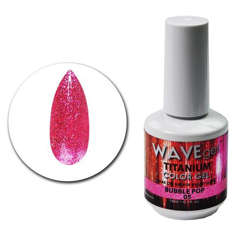 WAVEGEL TITANIUM COLOR GEL - #5 BUBBLE POP .5 OZ