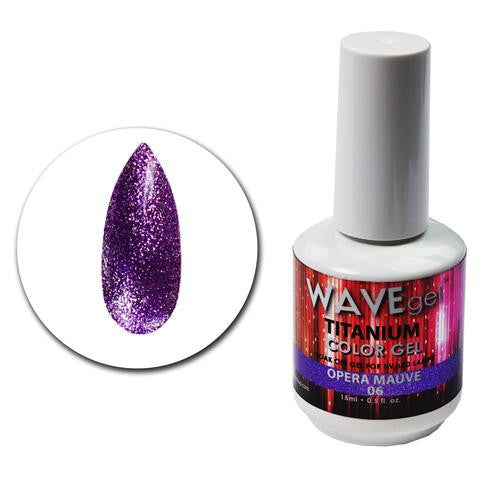 WAVEGEL TITANIUM COLOR GEL - #6 OPERA MAUVE .5 OZ