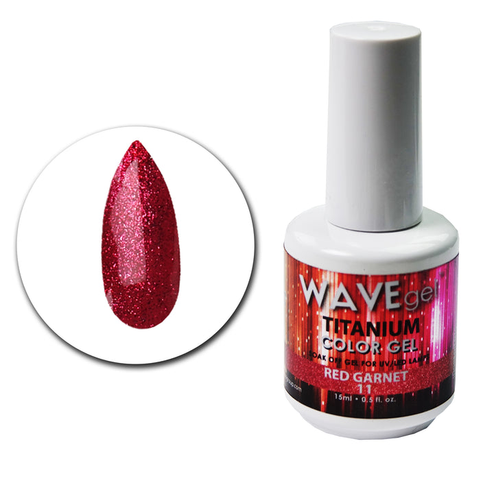 WAVEGEL TITANIUM COLOR GEL - #11 RED GARNET (15ML)