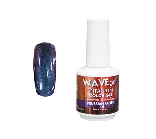 WAVEGEL TITANIUM COLOR GEL - #16 PRUSSIAN PACIFIC .5 OZ