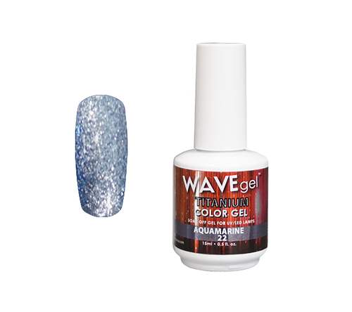 WAVEGEL TITANIUM COLOR GEL - #22 AQUAMARINE .5 OZ