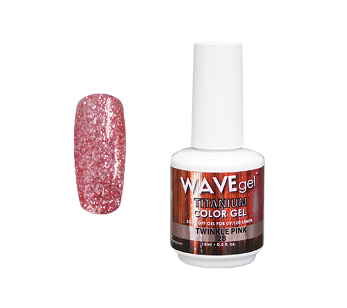 WAVEGEL TITANIUM COLOR GEL - #28 TWINKLE PINK .5 OZ