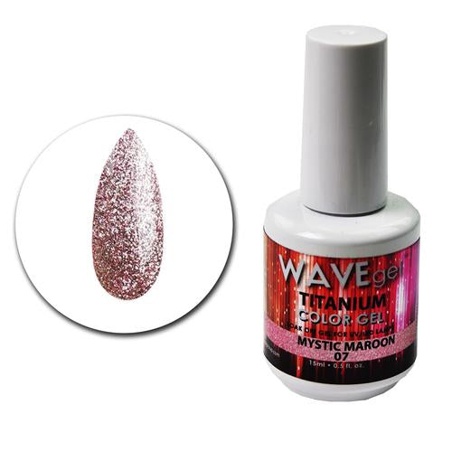 WAVEGEL TITANIUM COLOR GEL - #7 MYSTIC MAROON (15ML)