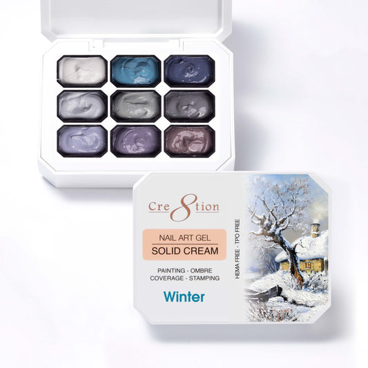 Creation Nail Art Gel - Solid Cream Collection - Winter