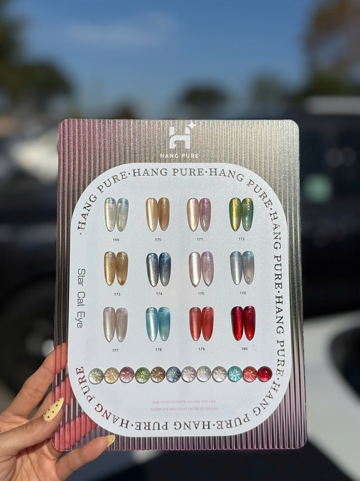 Hang Pure Star Cat Eye Gel - 12 Colors ( #169 - 180 )