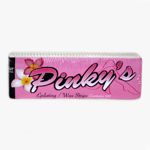 Pinky's Bleached Muslin Epilating / Wax Strips 3"x9" WXBLHPAX