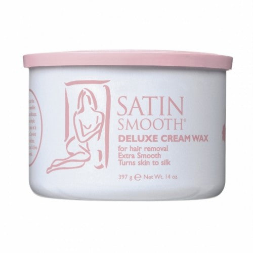 Satin Smooth Deluxe Creme Wax 14 oz (SSW14CR)