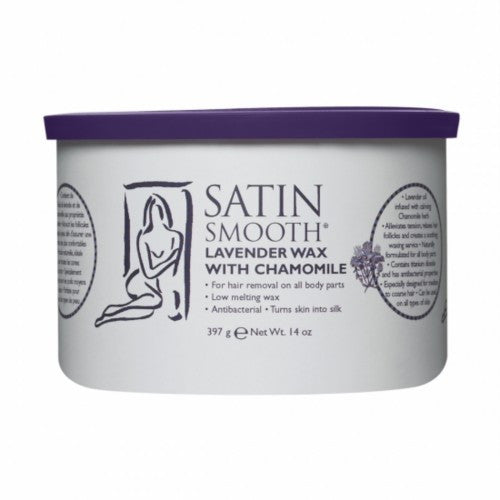 Satin Smooth Lavander Wax 14 oz (SSW14LW)